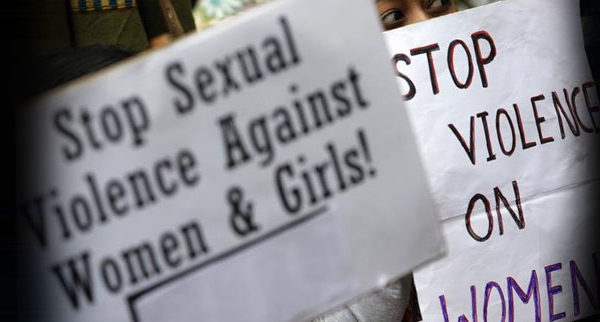 Protest against violence against women
